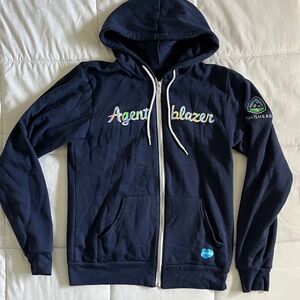 Salesforce Agentblazer Navy Blue Hoodie - American Apparel - Size Small - NWOT